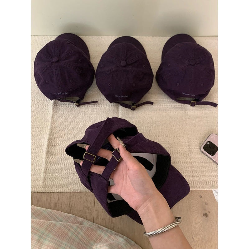 Embroidered little fox baseball cap