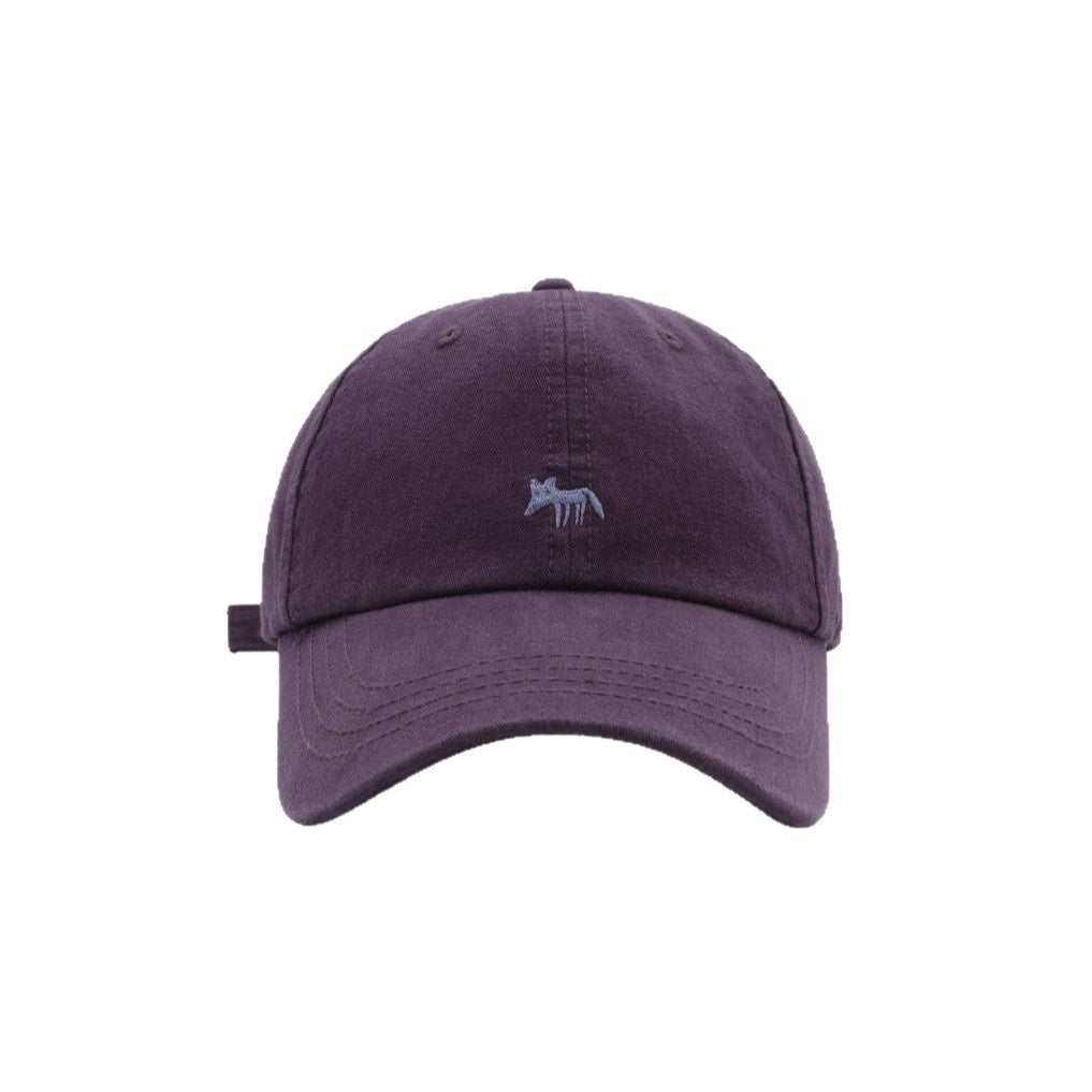 Embroidered little fox baseball cap
