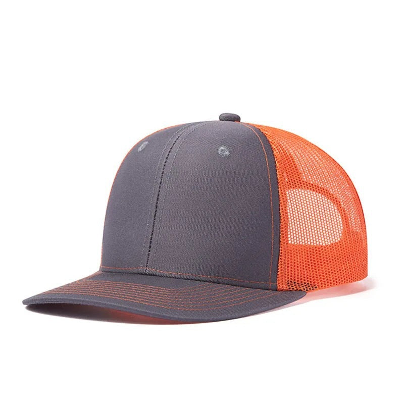 Embroidered Logo Baseball Cap with Mesh Back