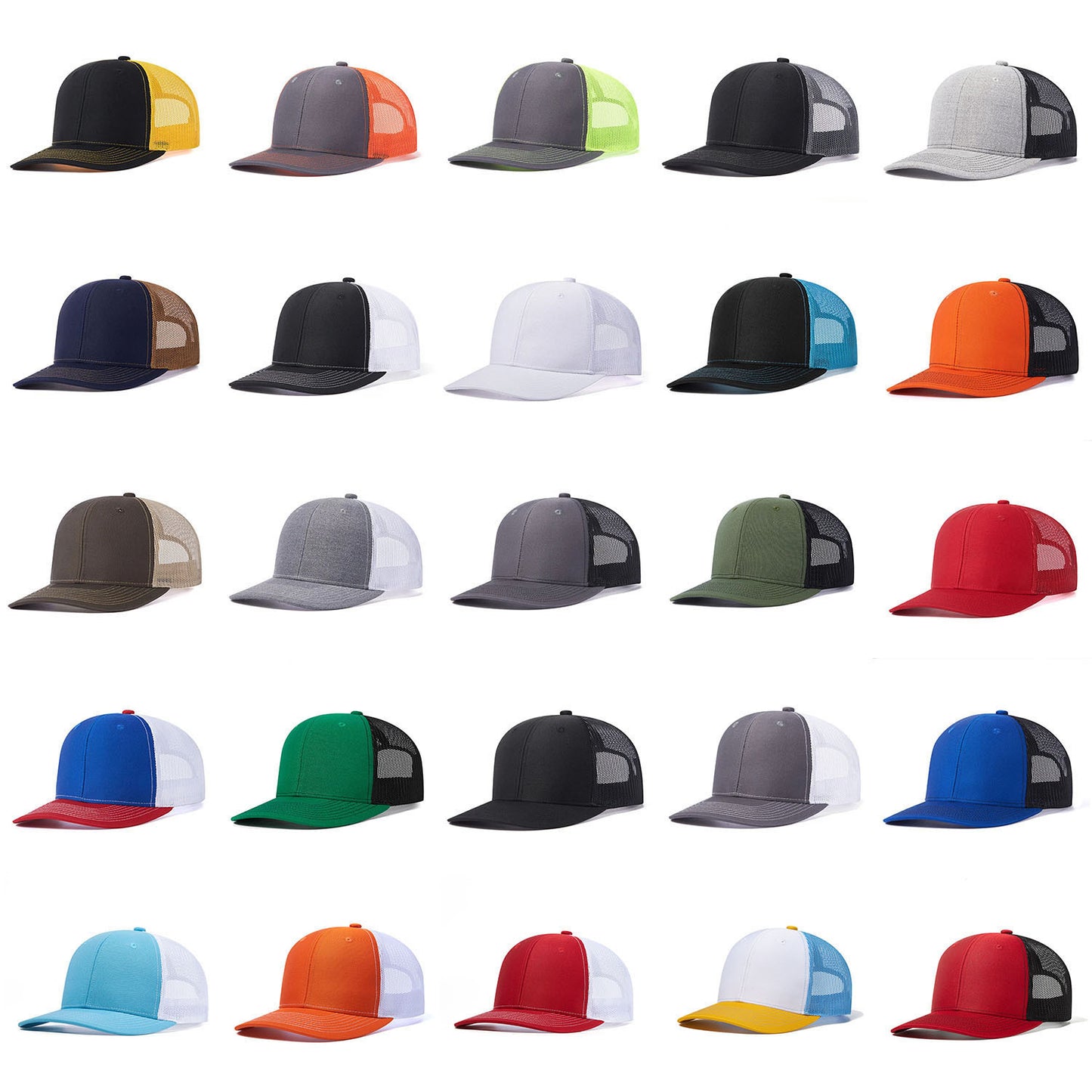 Embroidered Logo Baseball Cap with Mesh Back