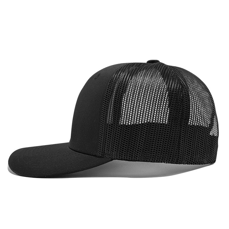 Embroidered Logo Baseball Cap with Mesh Back