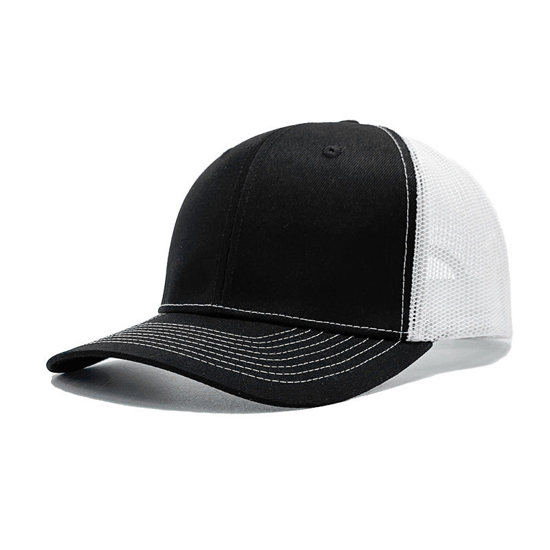 Embroidered Logo Baseball Cap with Mesh Back