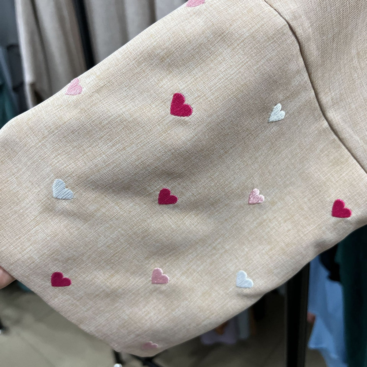 Embroidered Long Cardigan Dress