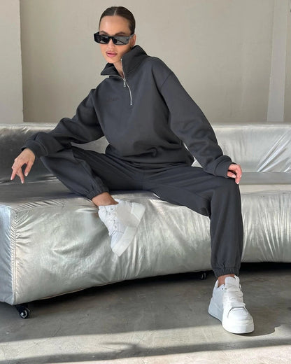 Embroidered Long-Sleeve Hoodie