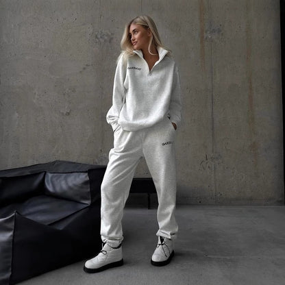 Embroidered Long-Sleeve Hoodie