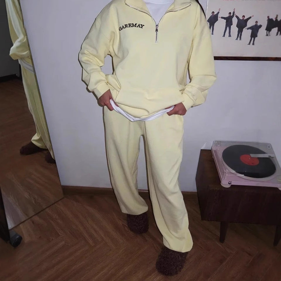 Embroidered Long-Sleeve Hoodie