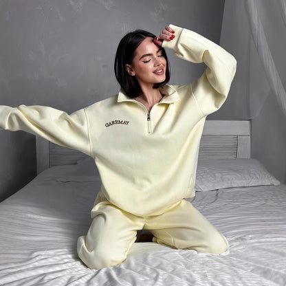 Embroidered Long-Sleeve Hoodie