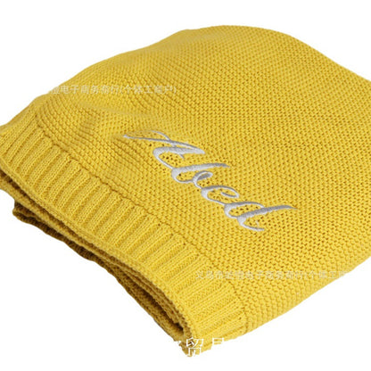 Embroidered Personalized Baby Blanket