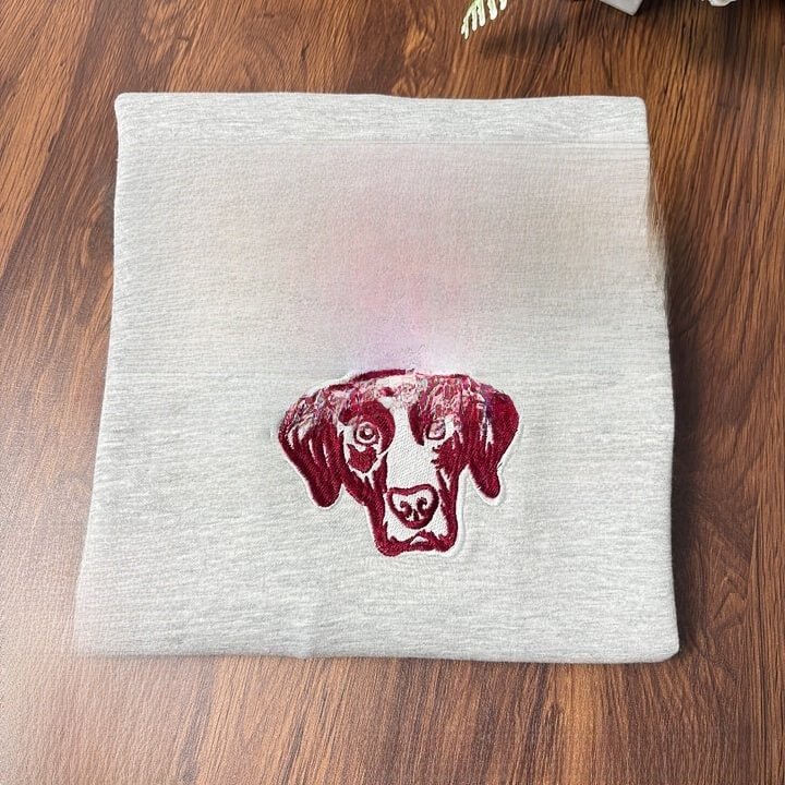 Embroidered pet hoodie