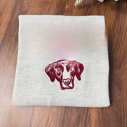 Embroidered pet hoodie