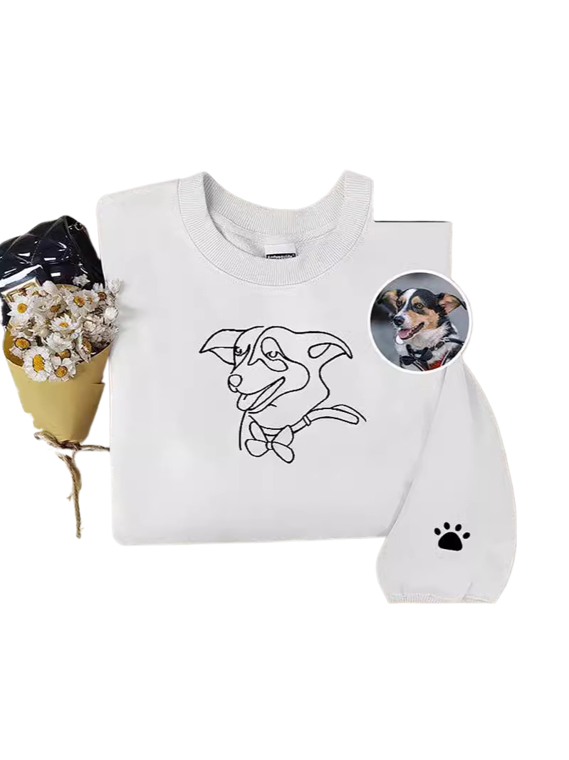 Embroidered Pet Hoodie