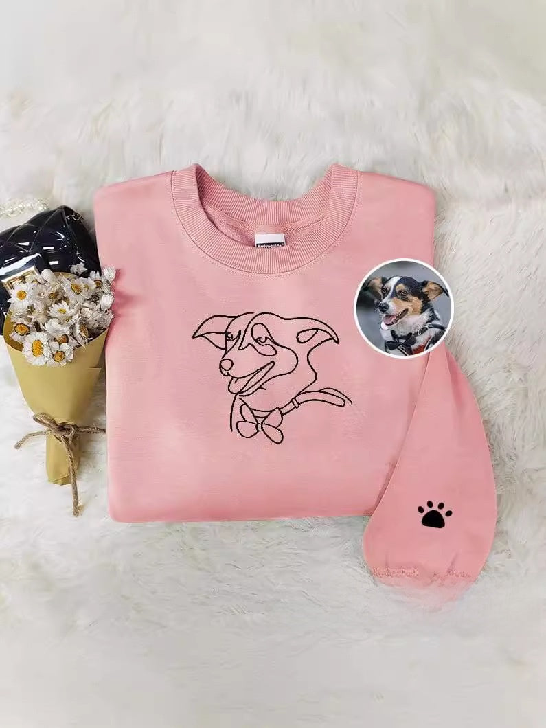 Embroidered Pet Hoodie