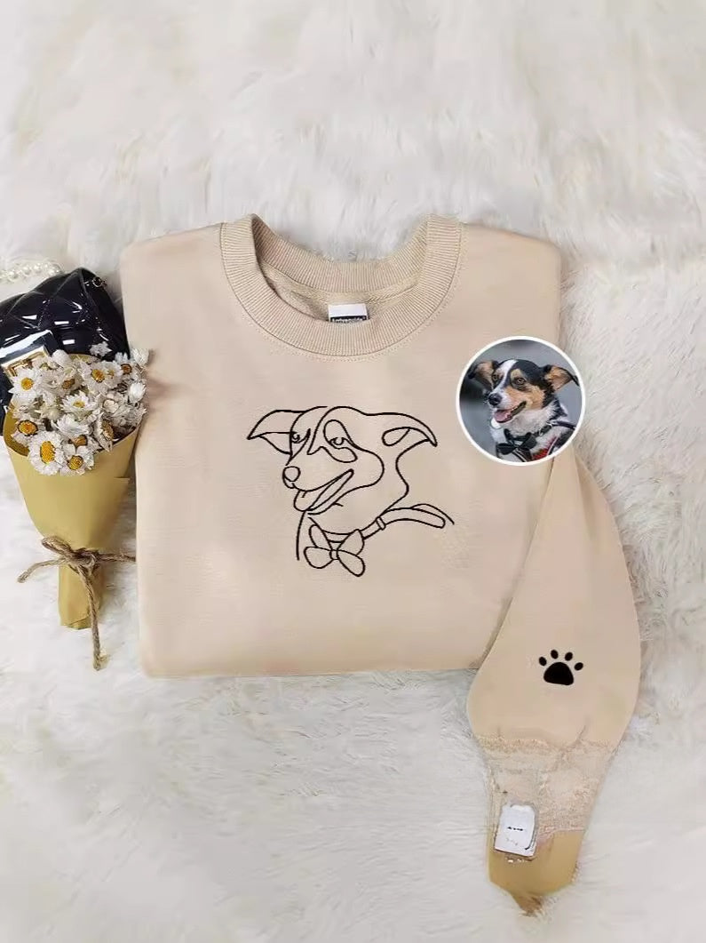 Embroidered Pet Hoodie