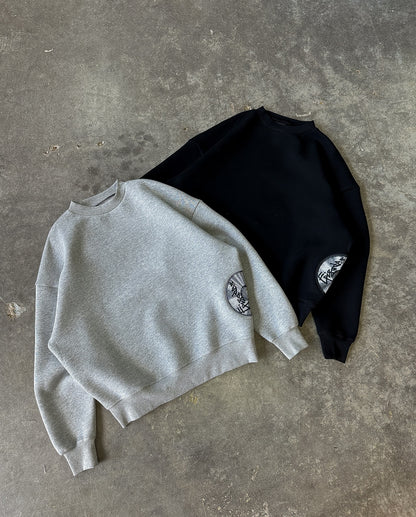 Embroidered Pullover Sweatshirt