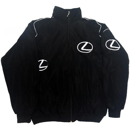 Embroidered racing jacket