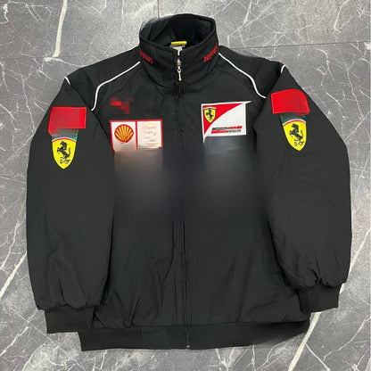 Embroidered racing jacket