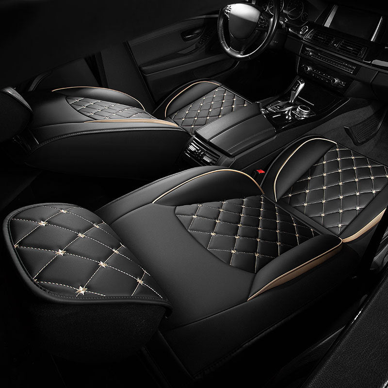 Embroidered Rhombus Car Seat Covers