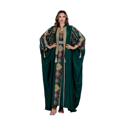 Embroidered robe