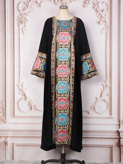 Embroidered sequin robe