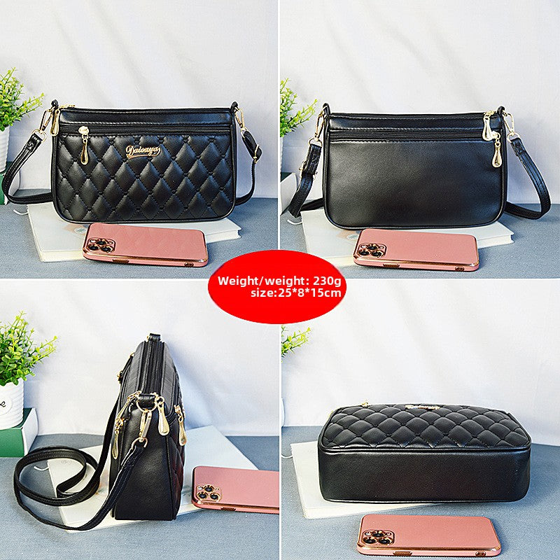 embroidered shoulder bag