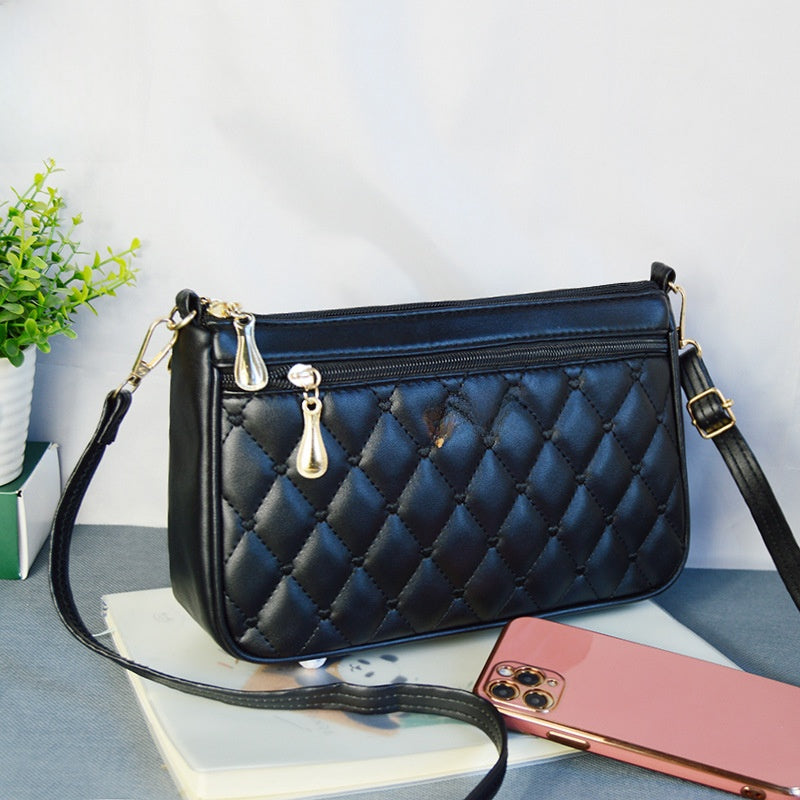 embroidered shoulder bag