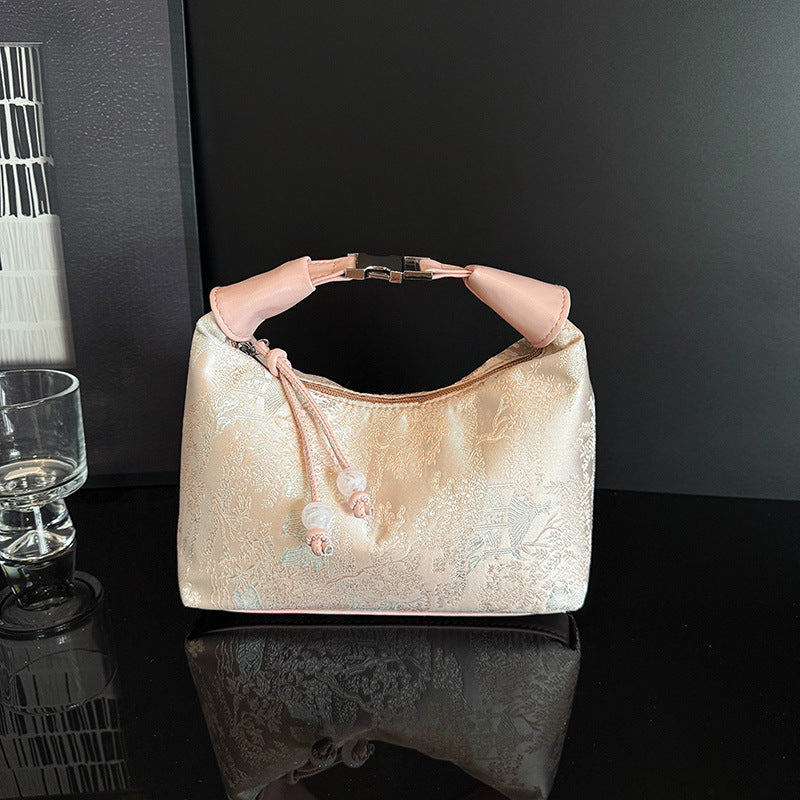 Embroidered small crossbody bag
