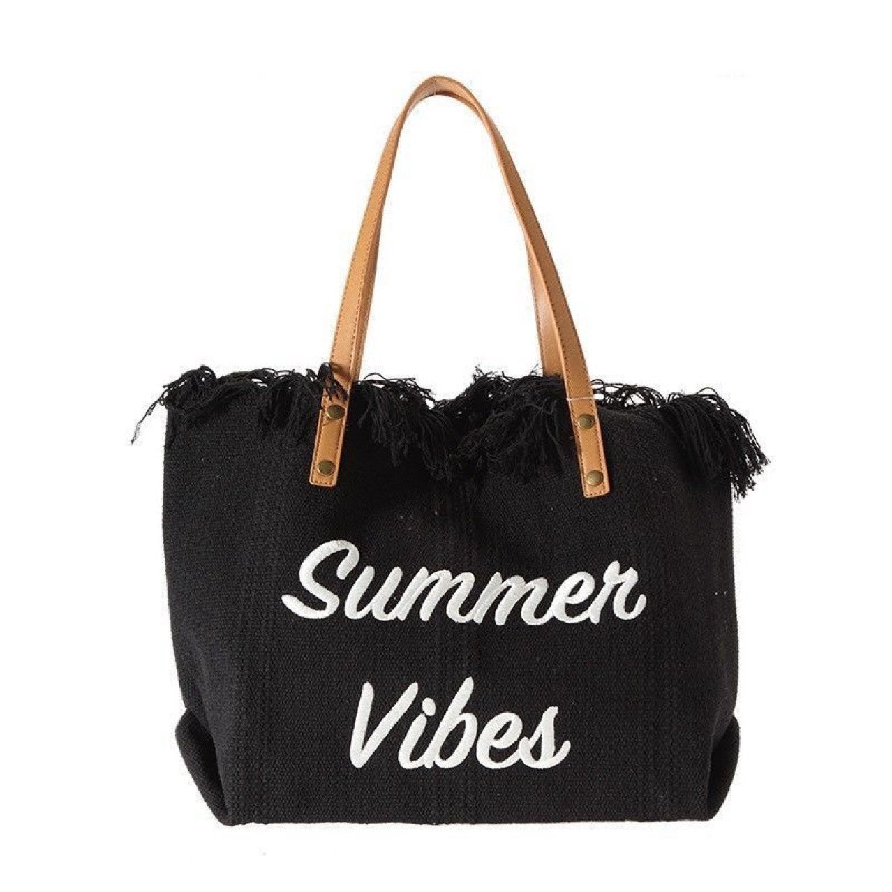 Embroidered Tote Bag