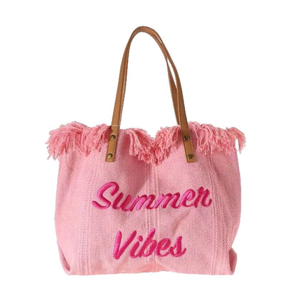Embroidered Tote Bag