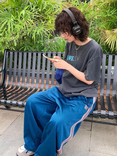 New floral gray sweatpants