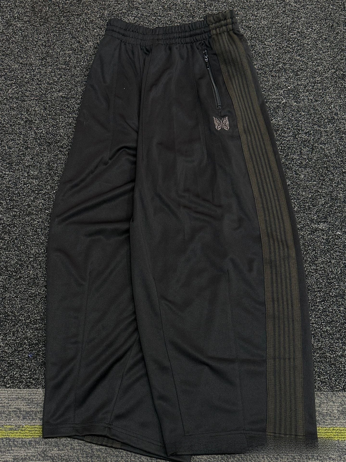 embroidered track pants