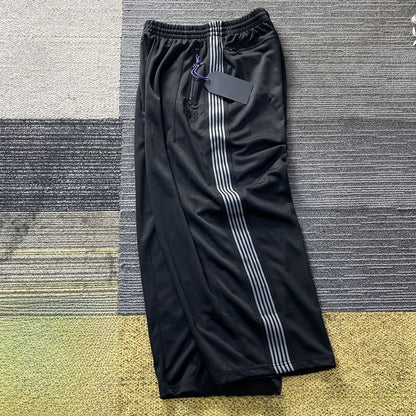 embroidered track pants