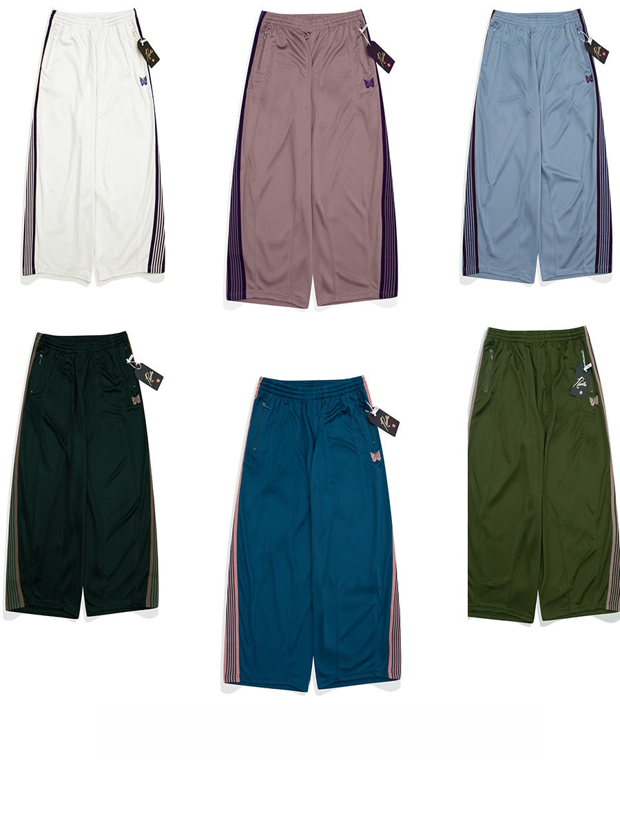 embroidered track pants