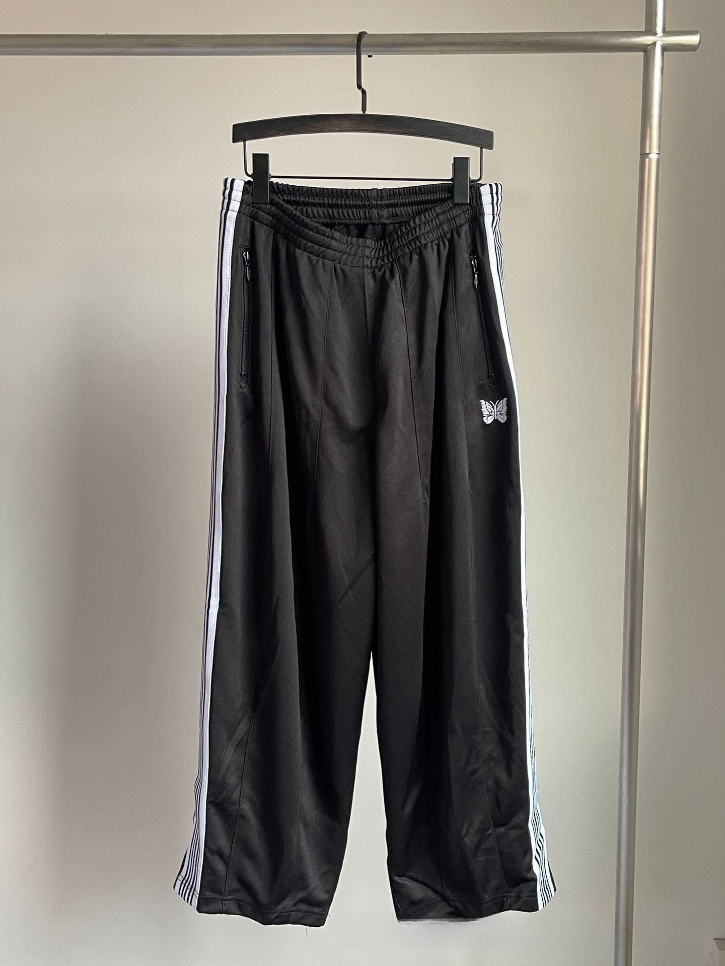 embroidered track pants