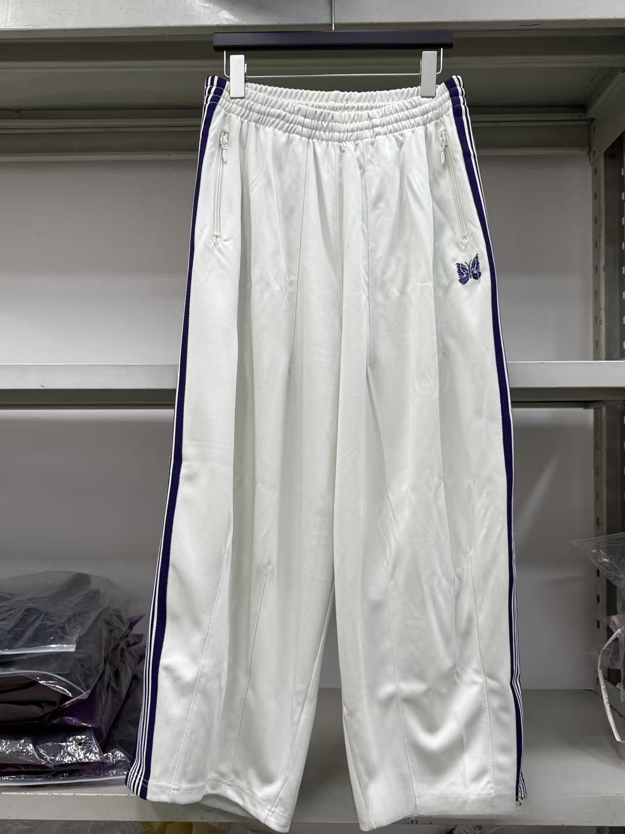 embroidered track pants