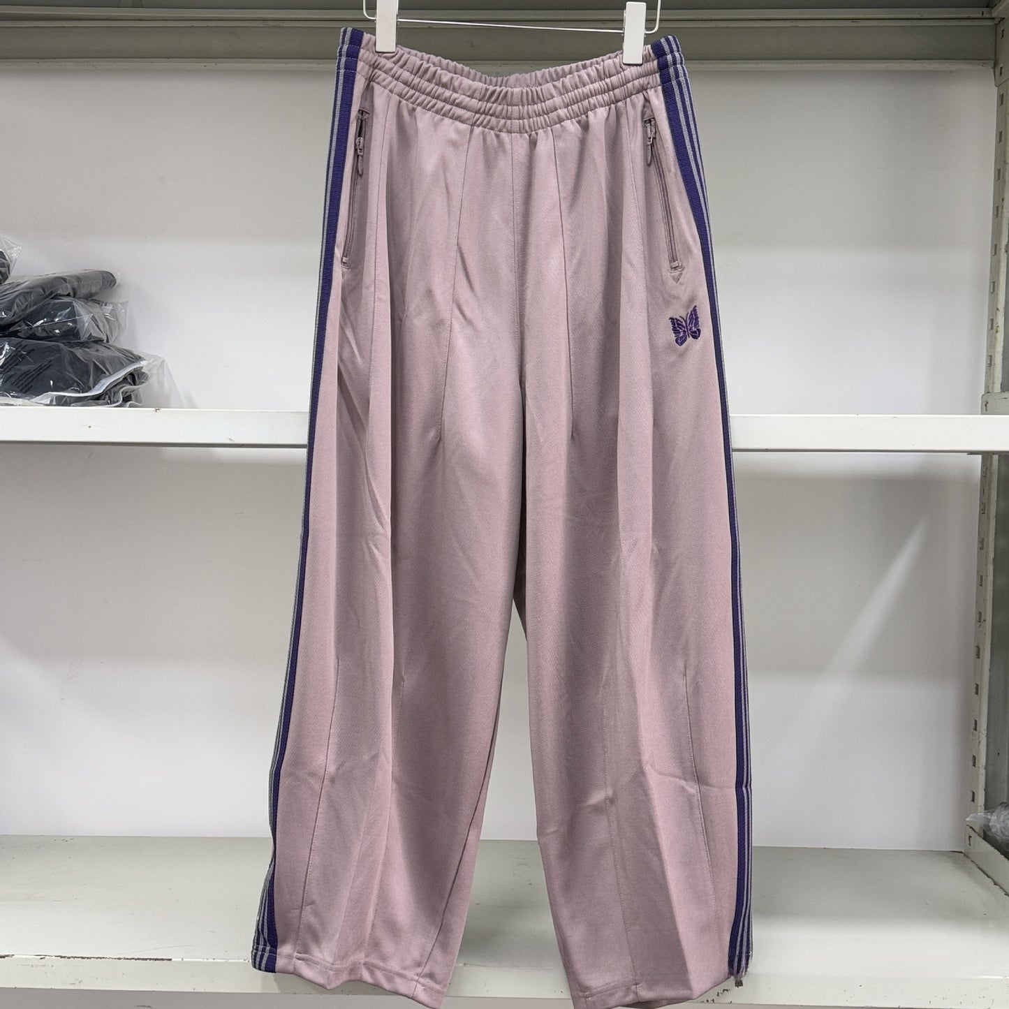 embroidered track pants