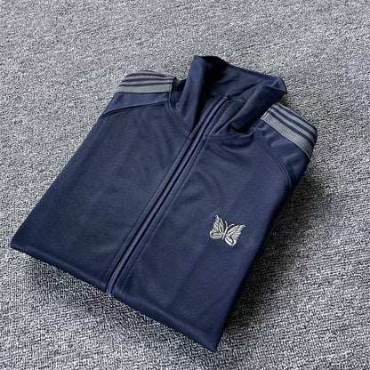 embroidered track pants