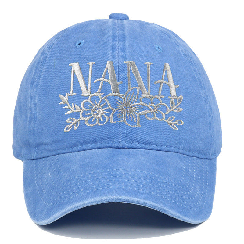 Embroidered Washed Baseball Cap