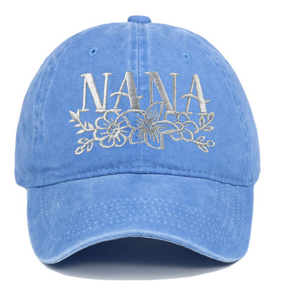 Embroidered Washed Baseball Cap
