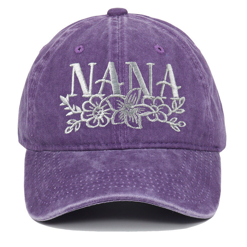 Embroidered Washed Baseball Cap