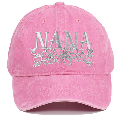 Embroidered Washed Baseball Cap