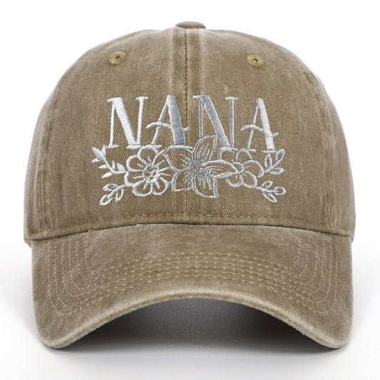 Embroidered Washed Baseball Cap
