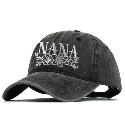 Embroidered Washed Baseball Cap
