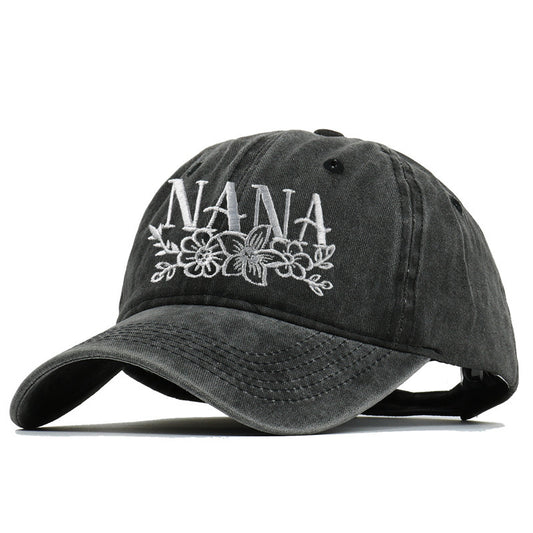 Embroidered Washed Baseball Cap