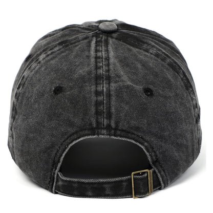 Embroidered Washed Baseball Cap