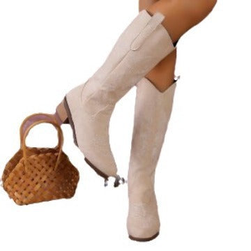 Embroidered Western Cowboy Boots