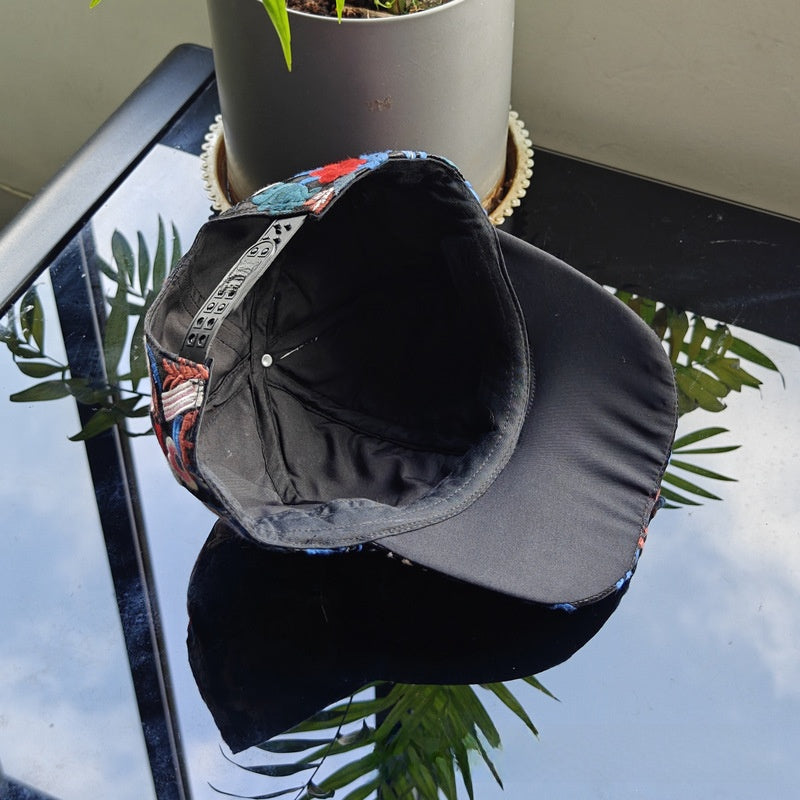 Embroidered Wide Brim Baseball Cap