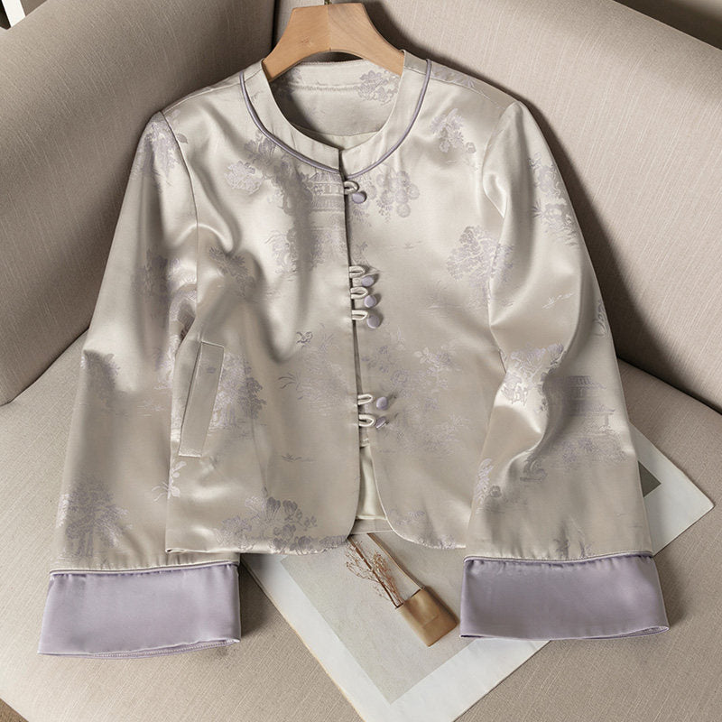 Embroidered women's jacket