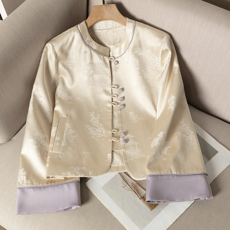 Embroidered women's jacket