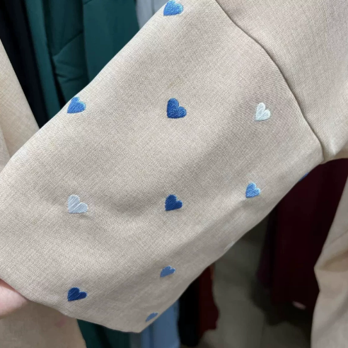 Embroidered Womens Cardigan Robe