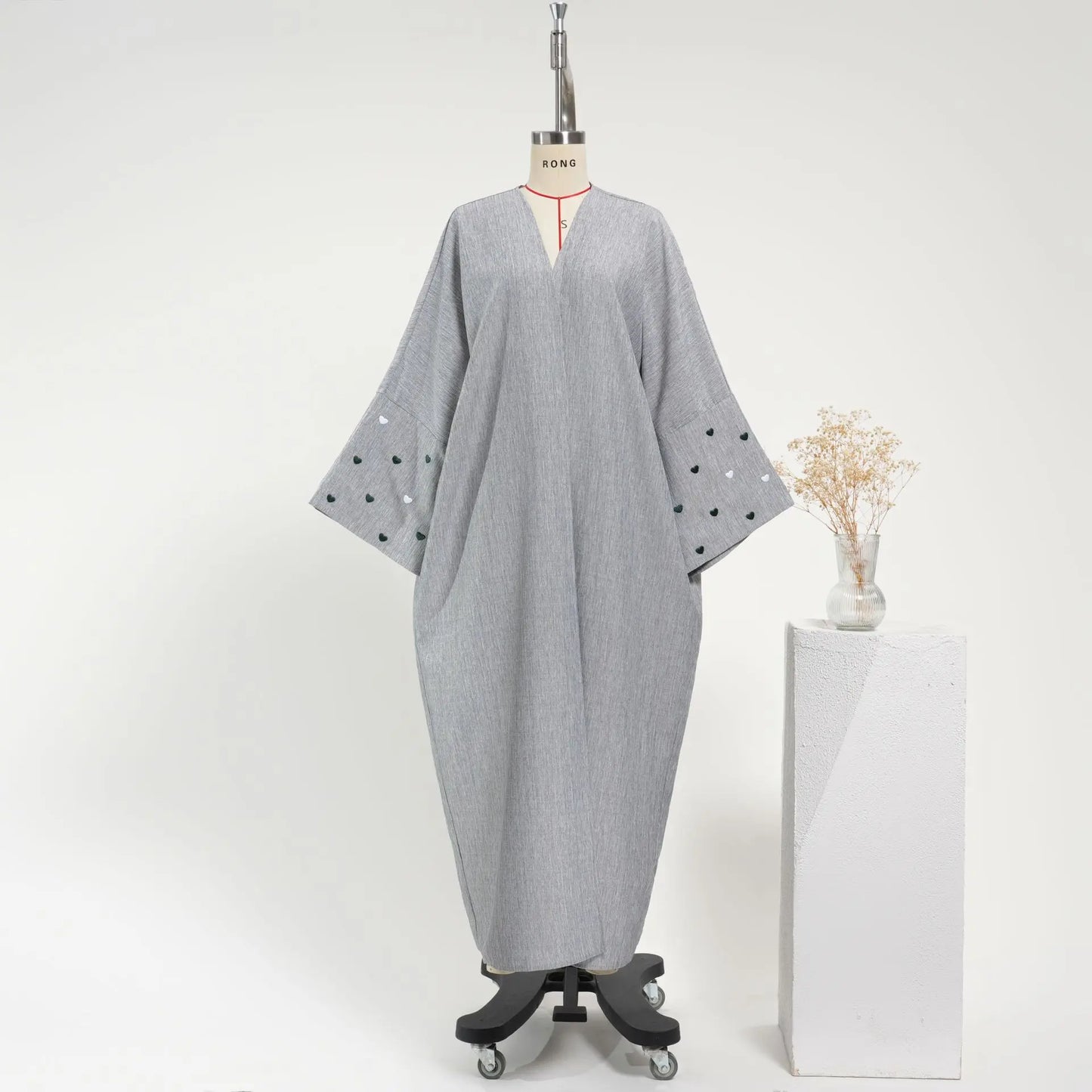 Embroidered Womens Cardigan Robe